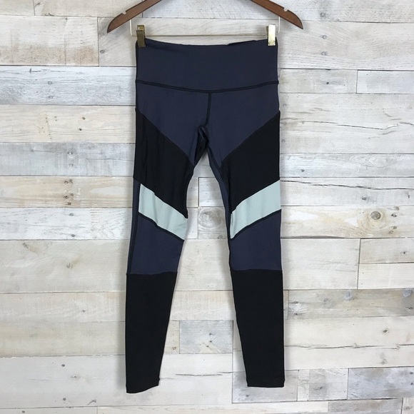Vimmia Colorblock Black Gray Leggings Small - Picture 1 of 5